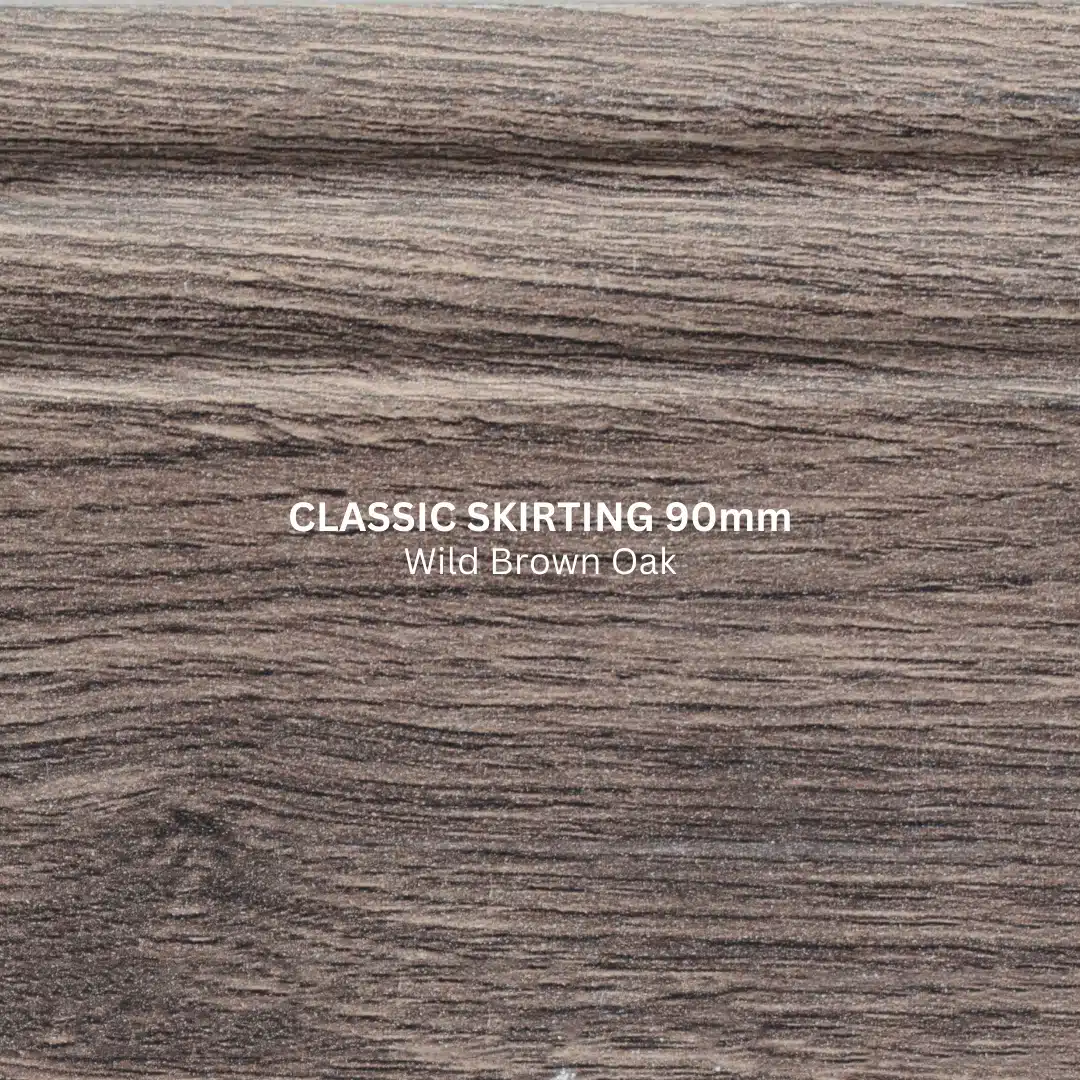 wild brown FN Classic Skirting 90mm - Wild Brown Oak - Image 1